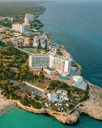 Costa de Mallorca, vista del dron