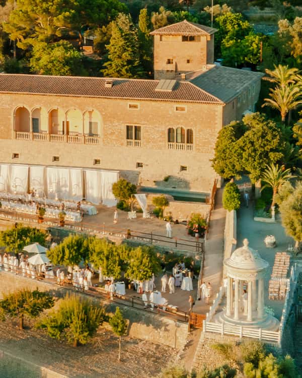 Una finca en Mallorca, vista desde el dron